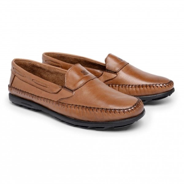 01 mocassim masculino de couro legitimo scarpazi 905 whisky