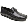 02 mocassim masculino de couro legitimo preto scarpazi 3225p