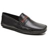 02 mocassim masculino couro legitimo preto scarpazi 3215p