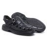 05 sandalia ortopedica masculina de couro pelica preto scarpazi 8010pt