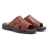 02 chinelo ortopedico masculino de couro pelica havana scarpazi 8013hv