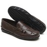 03 mocassim masculino de couro legitimo scarpazi cafe 923c