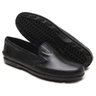 03 mocassim masculino de couro legitimo scarpazi preto 920p