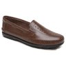 02 mocassim masculino de couro legitimo scarpazi havana 901h